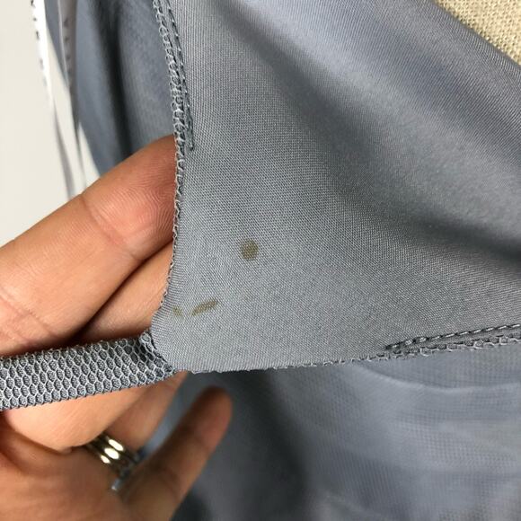 AFTER SIX Platinum Gray Sweetheart Spaghetti Strap Tulle Dress Bridesmaid Gown 8 - Picture 7 of 10